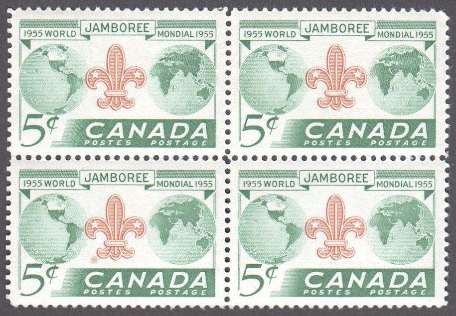 Canada Scott 356 MNH Block - Click Image to Close